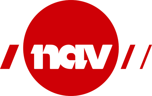 Bilden visar logo till NAV